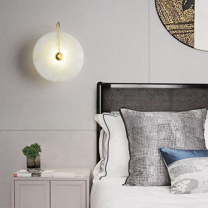 Skorter | Alabaster LED Wall Lamp – Modern Ambient Lighting