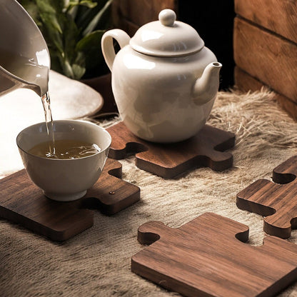 Skorter | Alderon Walnut Puzzle Coaster