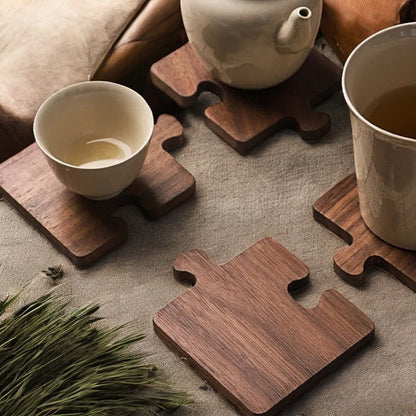 Skorter | Alderon Walnut Puzzle Coaster