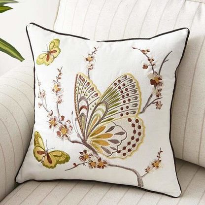 Skorter | Country-Style Embroidered Cushion Cover 45x45 cm