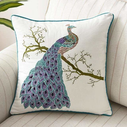 Skorter | Country-Style Embroidered Cushion Cover 45x45 cm