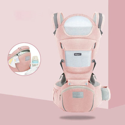 Skorter | All-Position Baby Carrier - Hip Seat Infant Toddler Backpack with Kangaroo Wrap Carrier