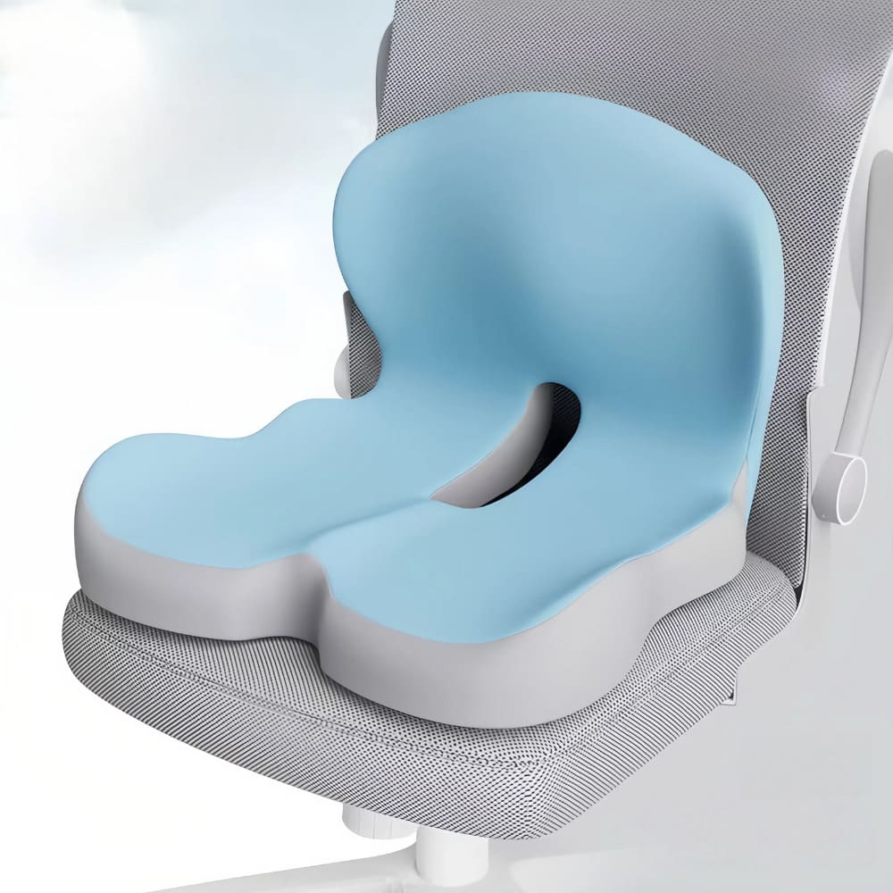 Skorter | All-in-One Orthopedic Memory Foam Seat - Cushion Seat and Back Cushion for Pain Relief and Comfort