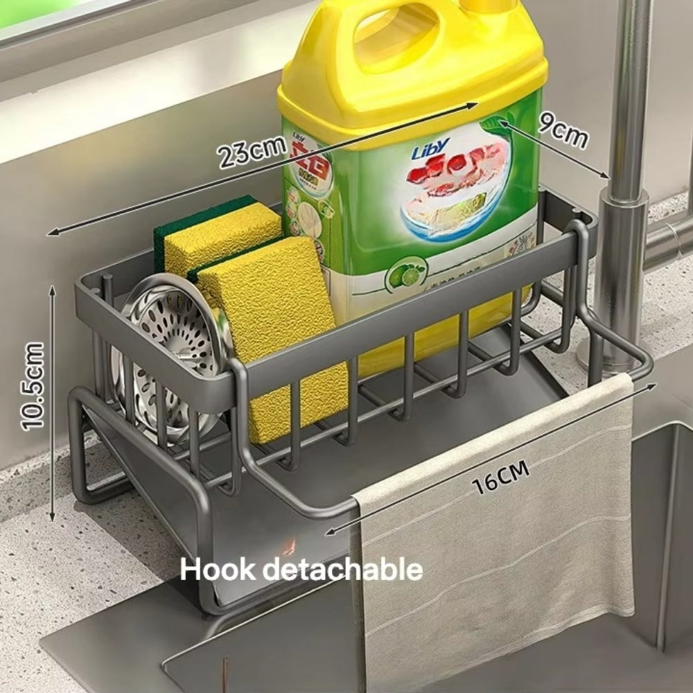 Skorter | All-in-One Sponge Soap Cloth Self-Draining Rack