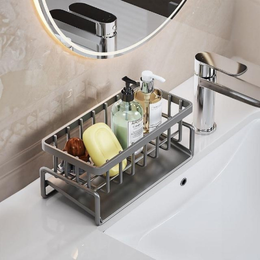 Skorter | All-in-One Sponge Soap Cloth Self-Draining Rack