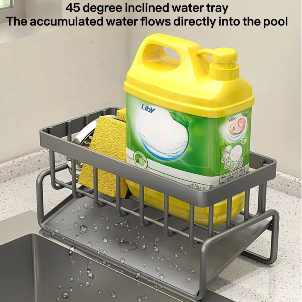 Skorter | All-in-One Sponge Soap Cloth Self-Draining Rack