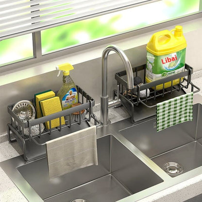 Skorter | All-in-One Sponge Soap Cloth Self-Draining Rack