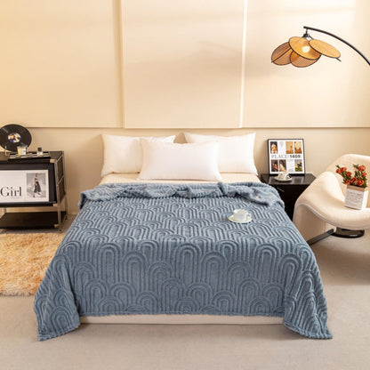 Skorter | Almira Roman Luxe Soft Plush Blanket