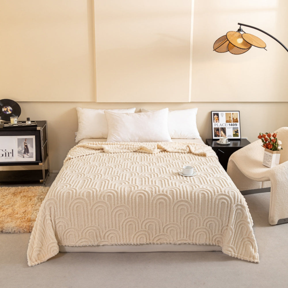 Skorter | Almira Roman Luxe Soft Plush Blanket