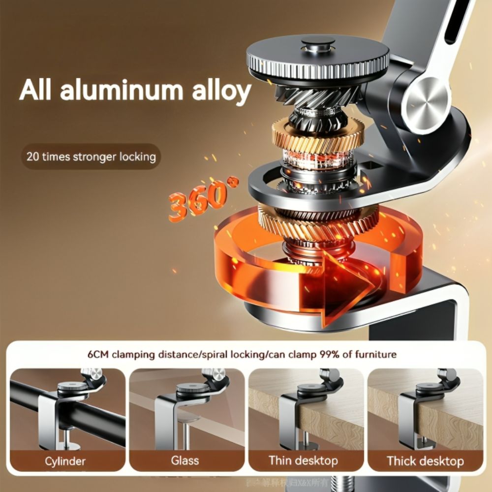 Skorter | Altivo – 360° Adjustable Aluminium Stand for Tablets & Smartphones