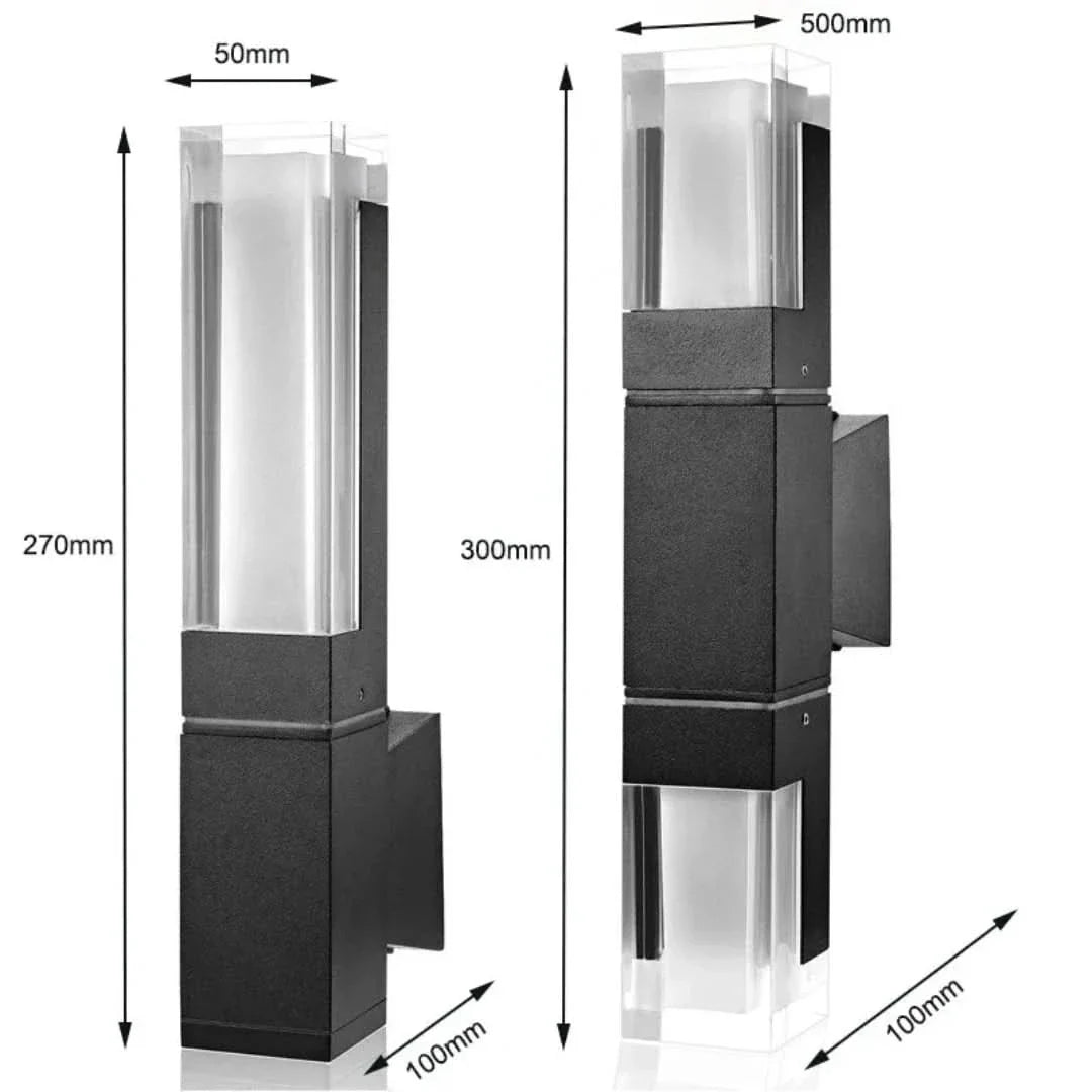 Skorter | Urbanglow - Aluminium-Acrylic Minimalist LED-Wall Lamp