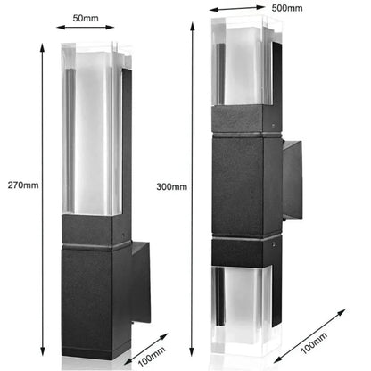 Skorter | Urbanglow - Aluminium-Acrylic Minimalist LED-Wall Lamp