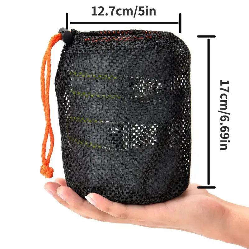 Skorter | Camping Cookware Set with Stainless Steel Cutlery and Carry Bag