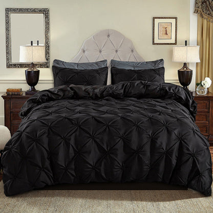 Skorter | Amore Luxury Pinch Pleat Duvet Cover Set