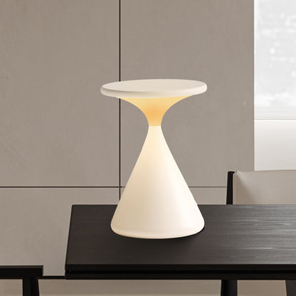 Skorter | Aeron Hourglass Cordless LED Table Lamp – Rechargeable, Dimmable, Modern Design