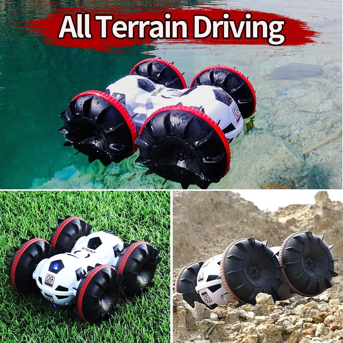 Skorter | Amphibious Remote-Controlled Car, All-Terrain Football, Remote-Controlled Boat, Pool Toy, Gift for Boys and Girls