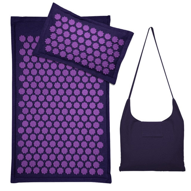 Skorter | Acupressure mat with Pillow and 5500 Pressure Points – The Florapress Relaxation Set