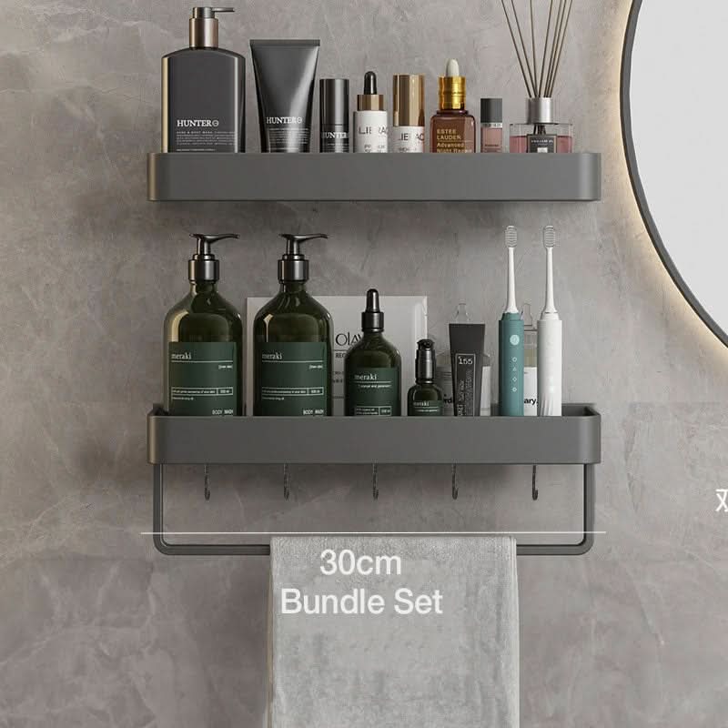 Skorter | Elegant Wall Shelf for Stylish Bathroom Organization without Drilling