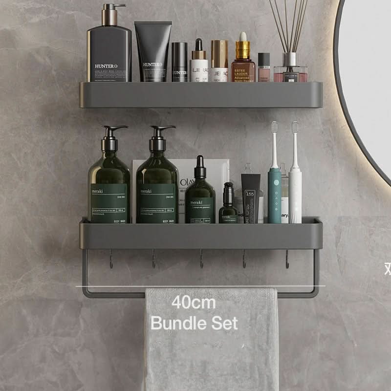 Skorter | Elegant Wall Shelf for Stylish Bathroom Organization without Drilling
