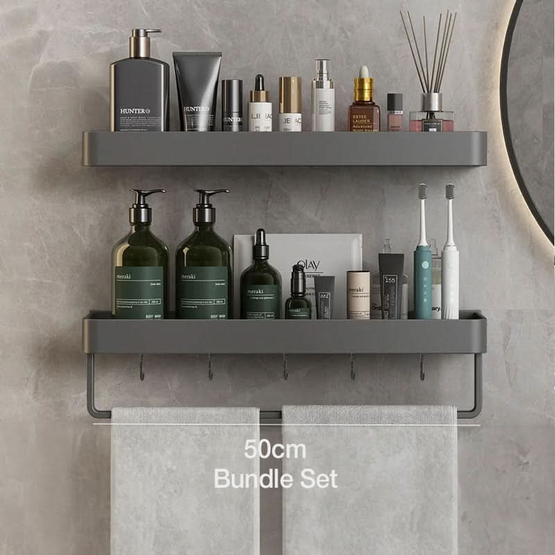 Skorter | Elegant Wall Shelf for Stylish Bathroom Organization without Drilling