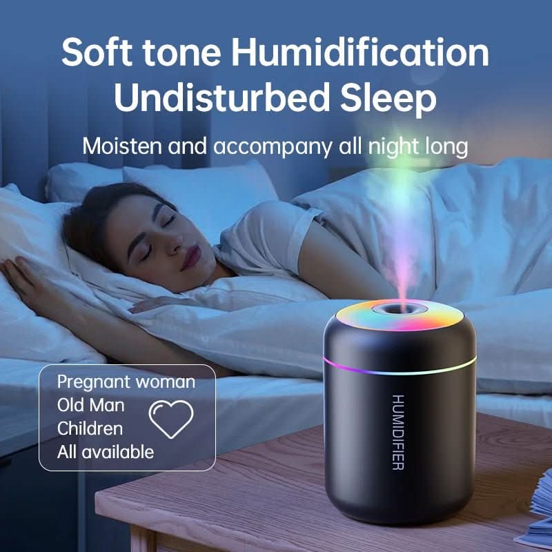 Skorter | 180ml USB air humidifier with LED lighting