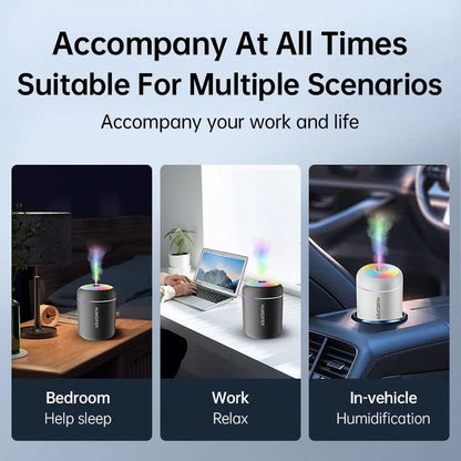 Skorter | 180ml USB air humidifier with LED lighting