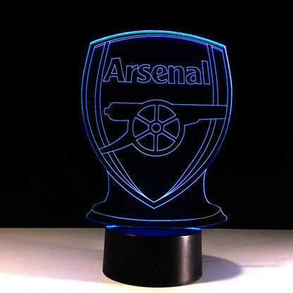 Skorter | Football Arsenal 3D Optical Illusion Lamp