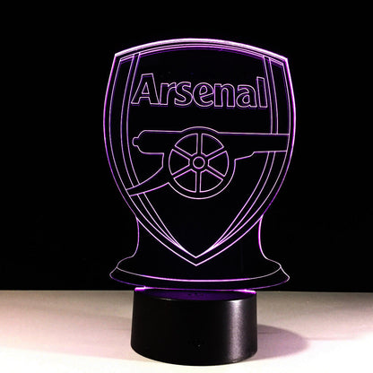 Skorter | Football Arsenal 3D Optical Illusion Lamp