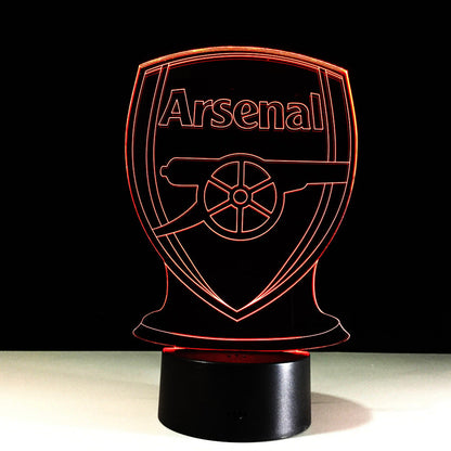 Skorter | Football Arsenal 3D Optical Illusion Lamp