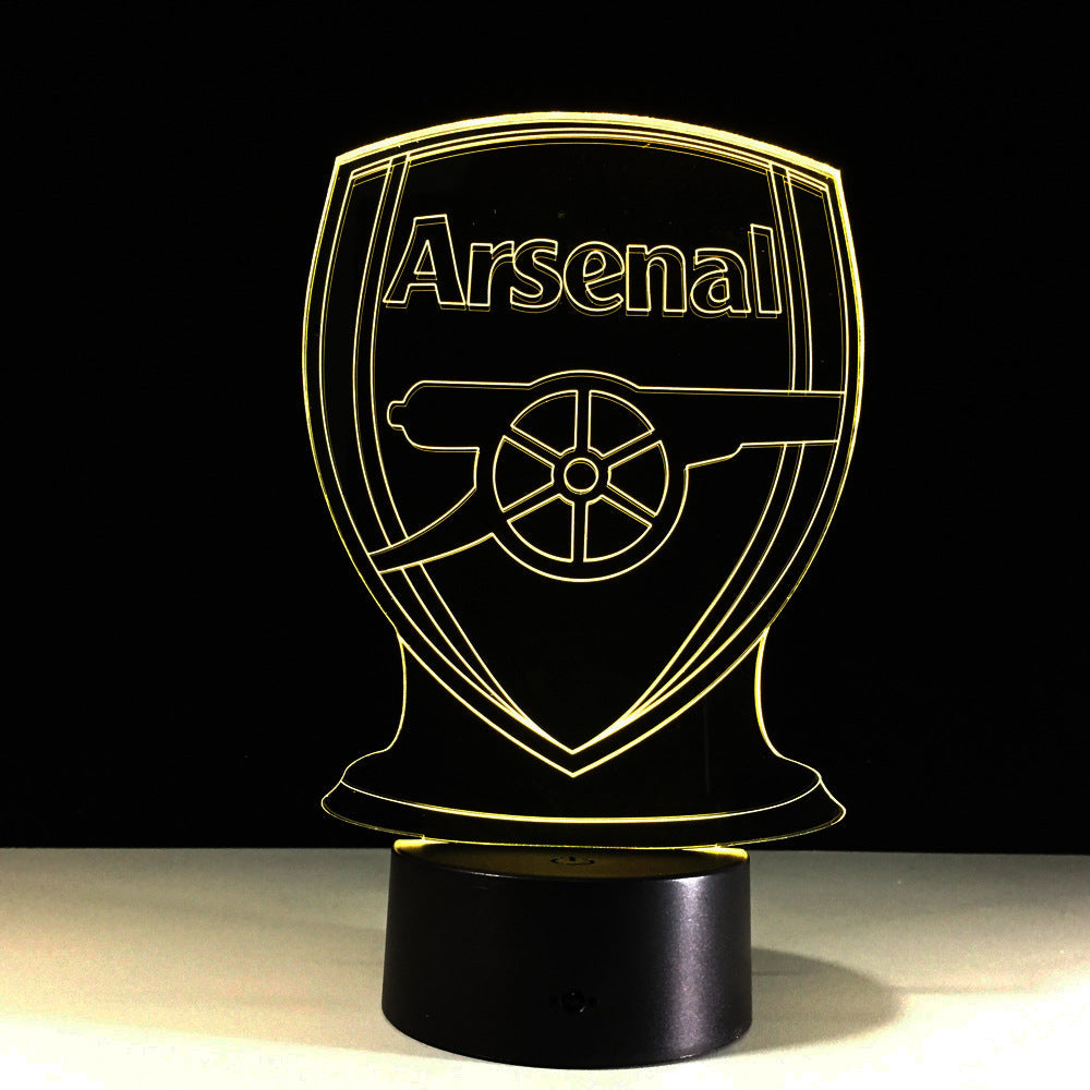 Skorter | Football Arsenal 3D Optical Illusion Lamp