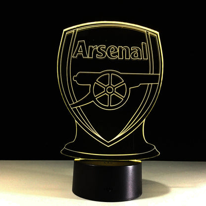 Skorter | Football Arsenal 3D Optical Illusion Lamp