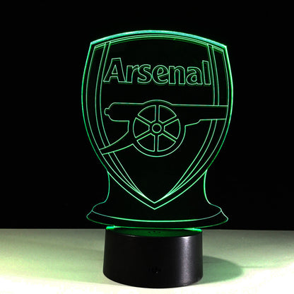 Skorter | Football Arsenal 3D Optical Illusion Lamp