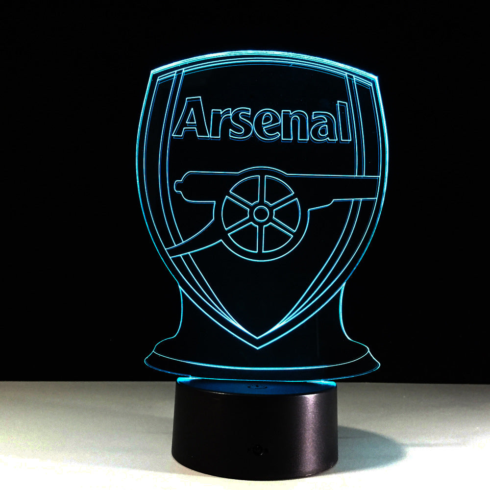 Skorter | Football Arsenal 3D Optical Illusion Lamp