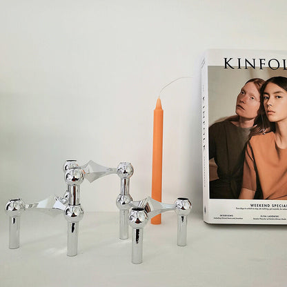 Skorter | Art Metal Candle Holder