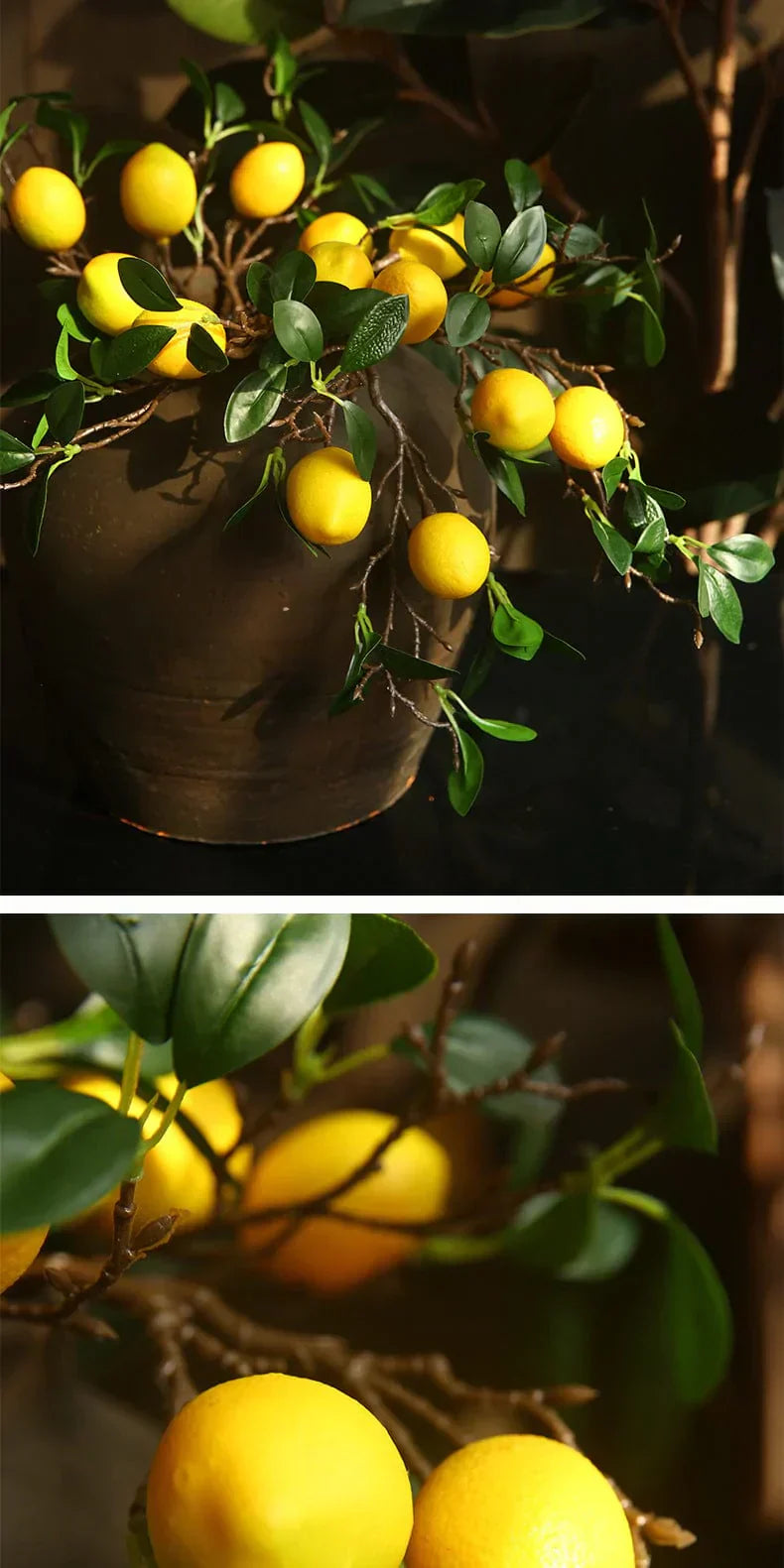 Skorter | Artificial Lemon Branch