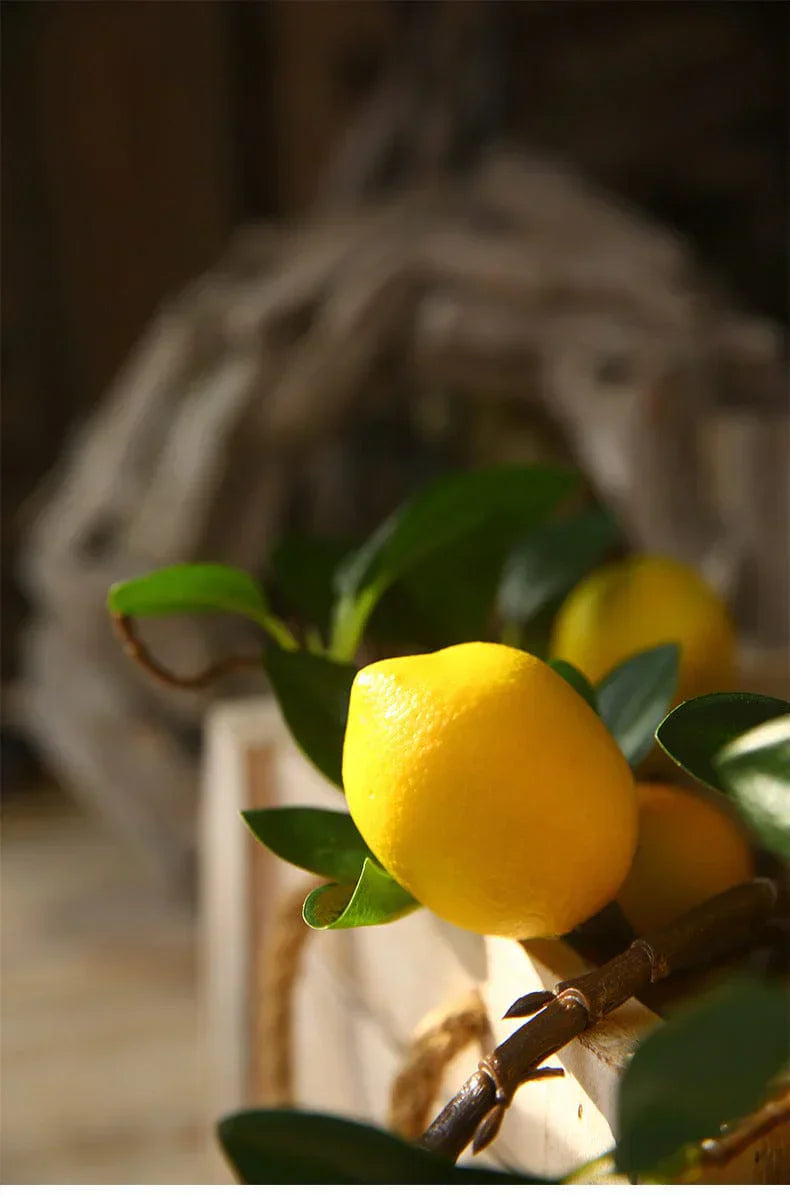 Skorter | Artificial Lemon Branch