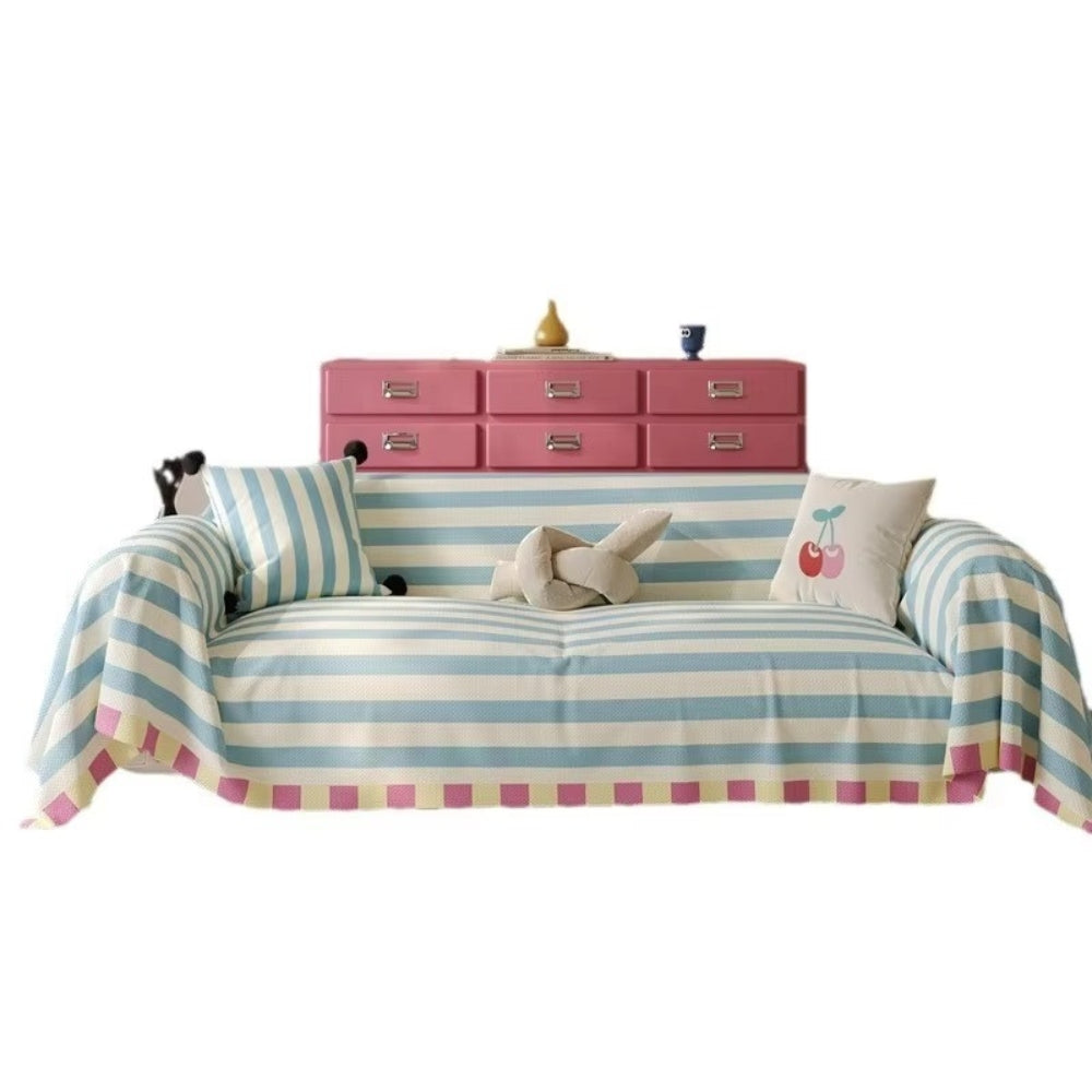 Skorter | Atelier Pastel Striped Sofa Cover