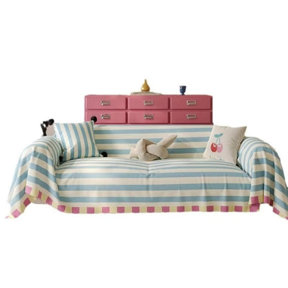 Skorter | Atelier Pastel Striped Sofa Cover