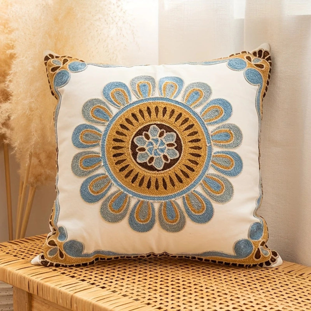Skorter | Aurae Embroidered Vintage Cushion Cover