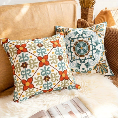 Skorter | Aurae Embroidered Vintage Cushion Cover