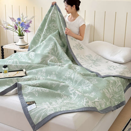 Skorter | Aurea Reversible Cotton Gauze Blanket