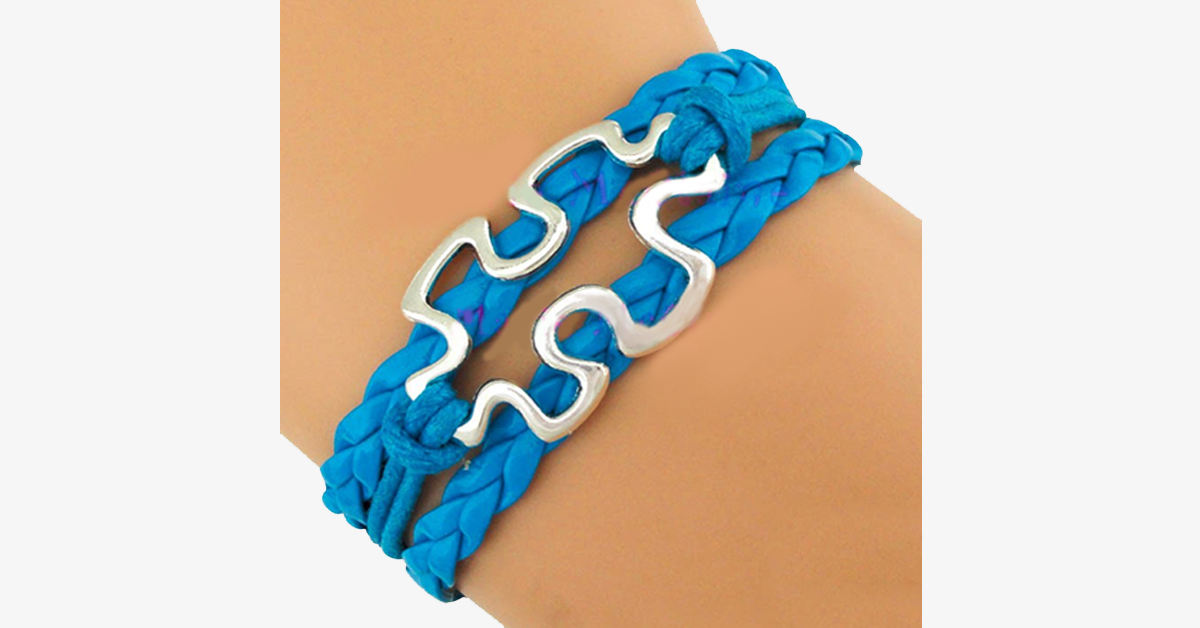 Skorter | Autism Awareness Puzzle Piece Bracelet