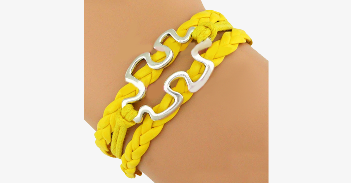 Skorter | Autism Awareness Puzzle Piece Bracelet