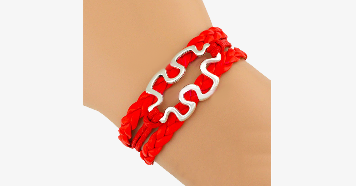 Skorter | Autism Awareness Puzzle Piece Bracelet