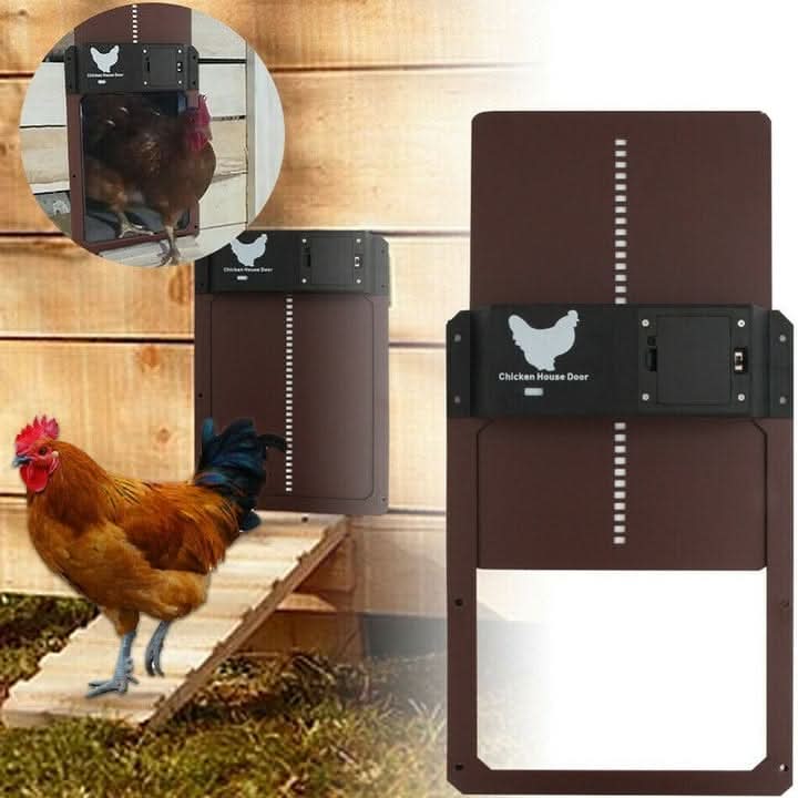 Skorter | Automatic Chicken Coop Door with Light Sensor & Weather Protection