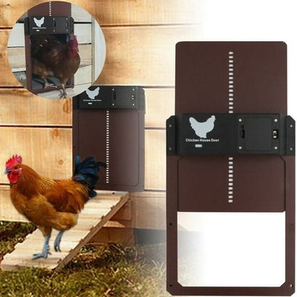 Skorter | Automatic Chicken Coop Door with Light Sensor & Weather Protection