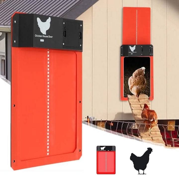Skorter | Automatic Chicken Coop Door with Light Sensor & Weather Protection