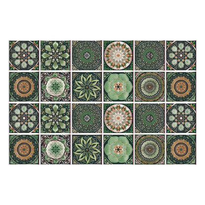 Skorter retro mandala pattern glue