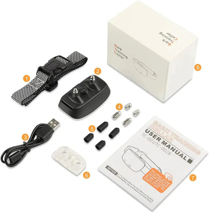 Skorter | Automatic No-Bark Dog Collar – Rechargeable Waterproof Anti-Barking Training Collar for All Breeds