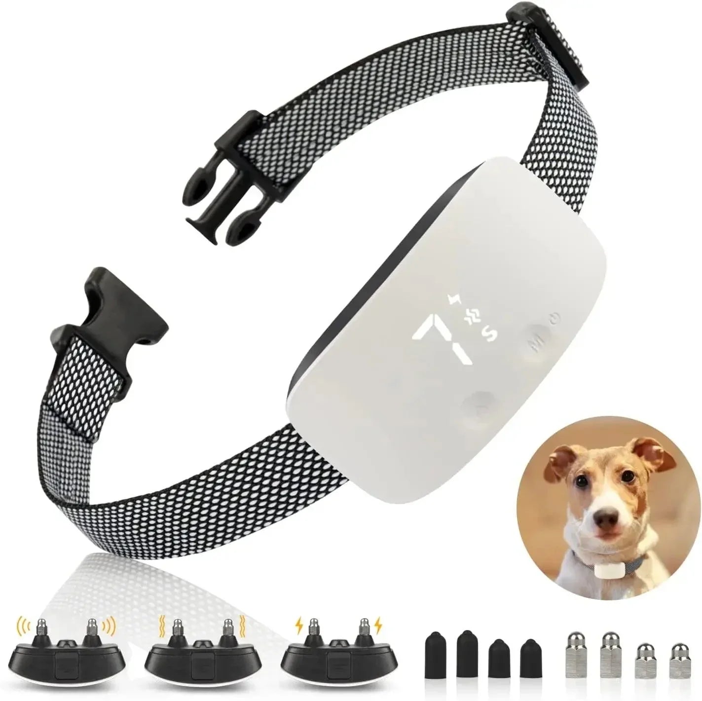 Skorter | Automatic No-Bark Dog Collar – Rechargeable Waterproof Anti-Barking Training Collar for All Breeds
